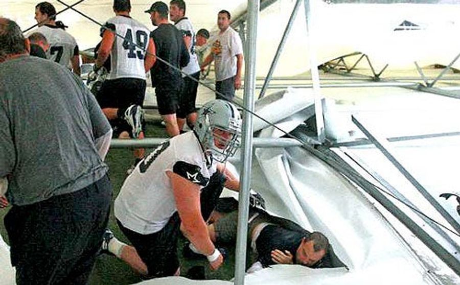 One Cowboys&#39; Scouting Assistant Paralyzed Due To Practice Facility Collapse