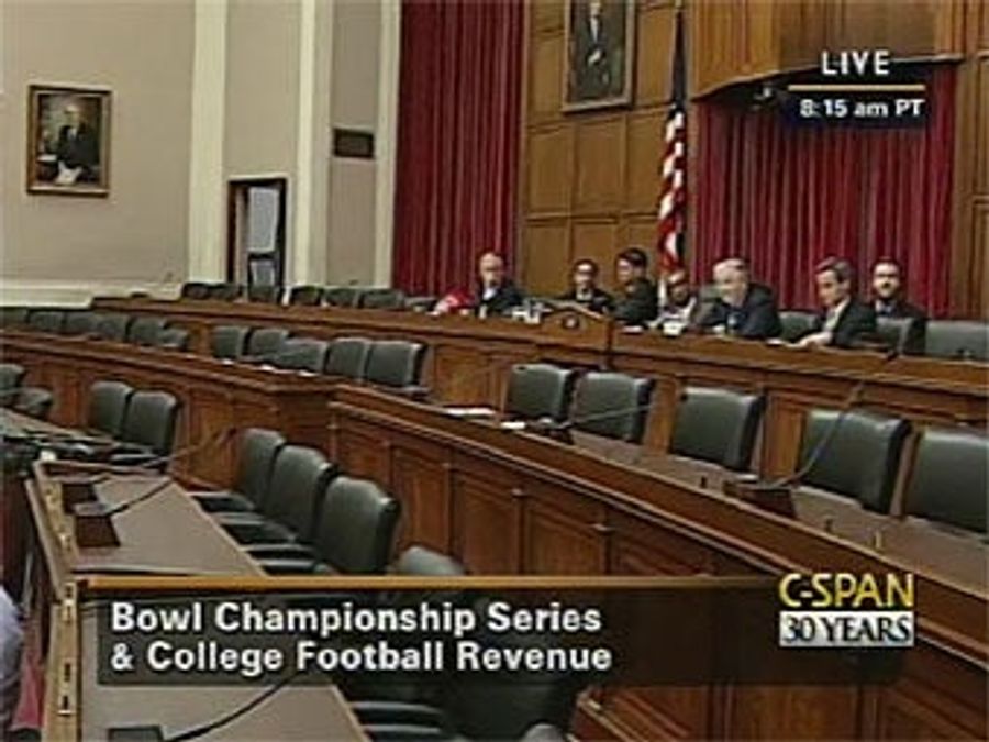 Live Blogging The Electric BCS Congressional Hearings