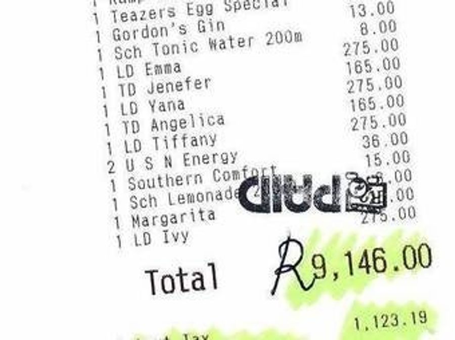 This Is Not Alexander Ovechkin's Strip Club Receipt