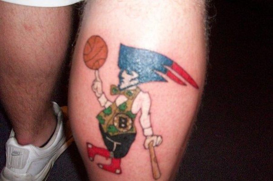 Behold The Frankenstein Boston Sports Tattoo