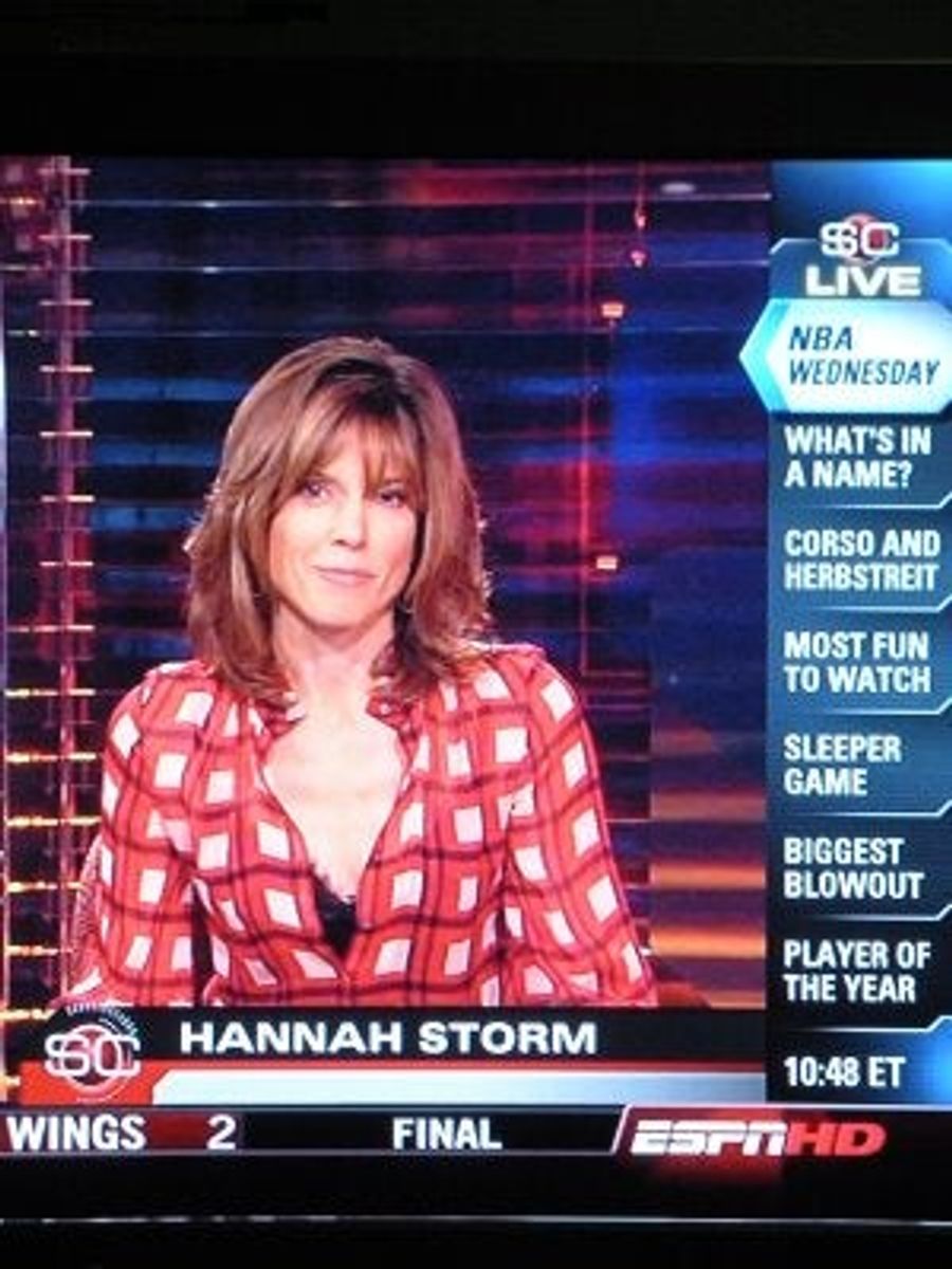 Hannah Storm Knows She&#39;s Being Watched By Drooling Morons