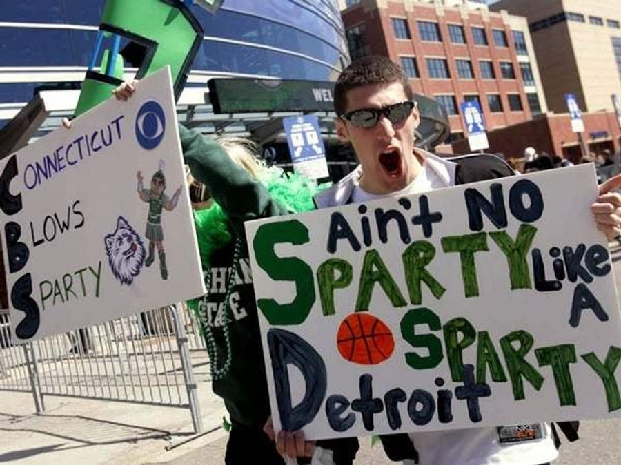 I'm Assuming The Tar Heels Are Also Welcome To Service Sparty