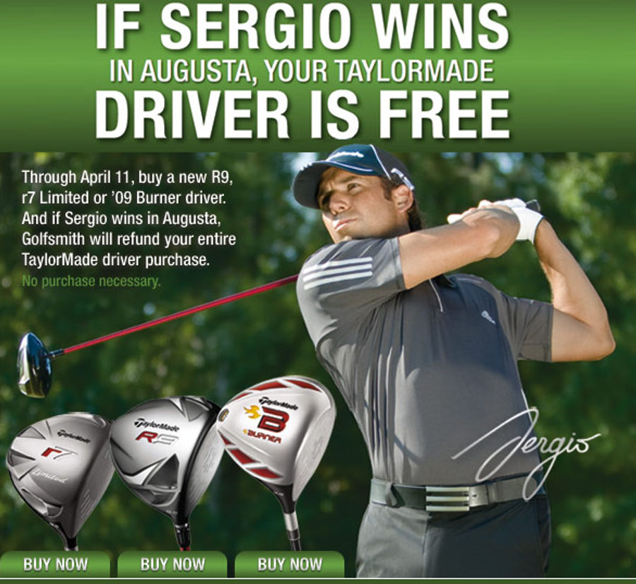 TaylorMade Offers World's Safest Promotion