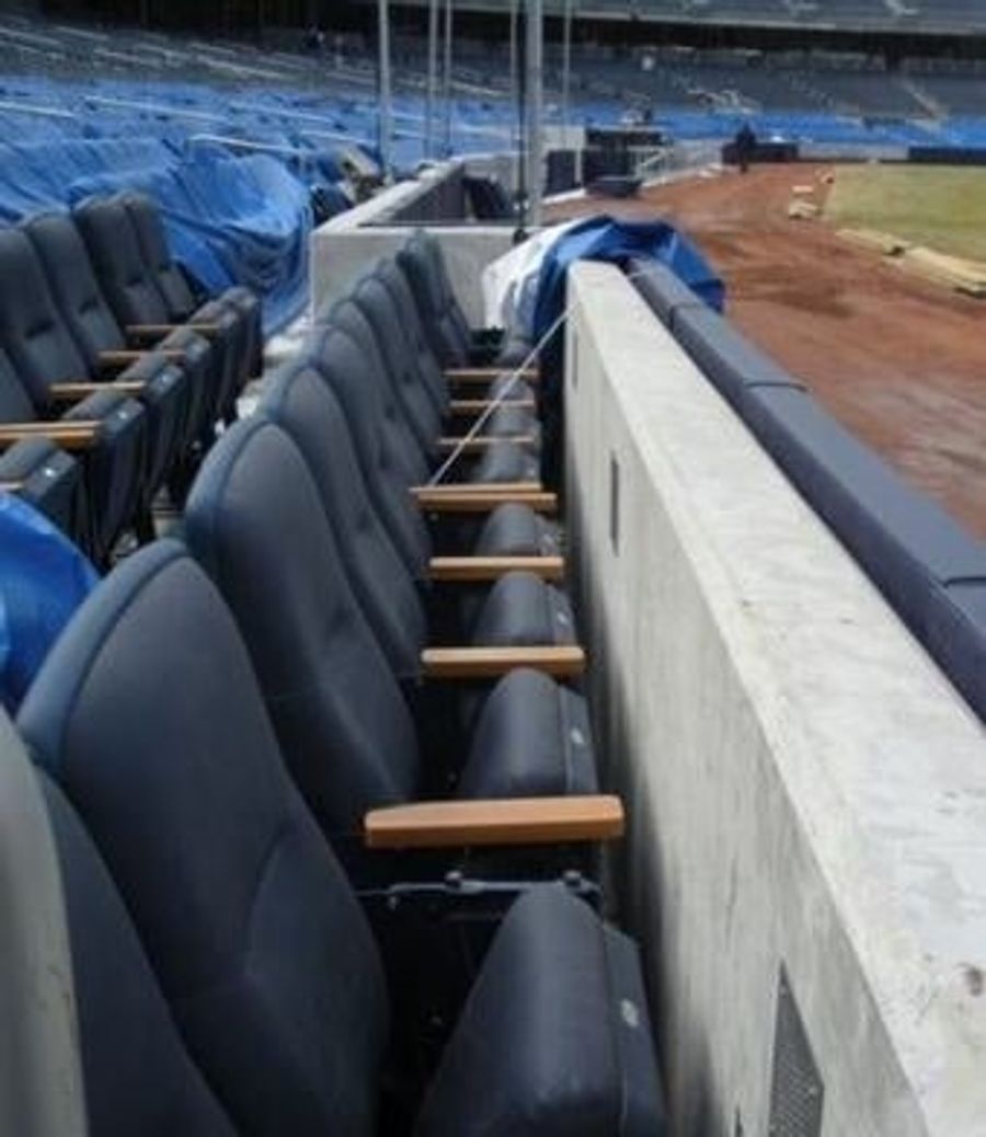Yankee Stadium Is Not Real Big On Leg Room