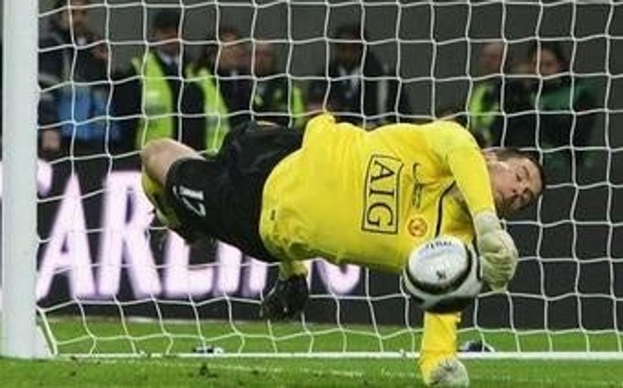 Goalie Uses Newfangled Gadget To Outfox Penalty Kickers