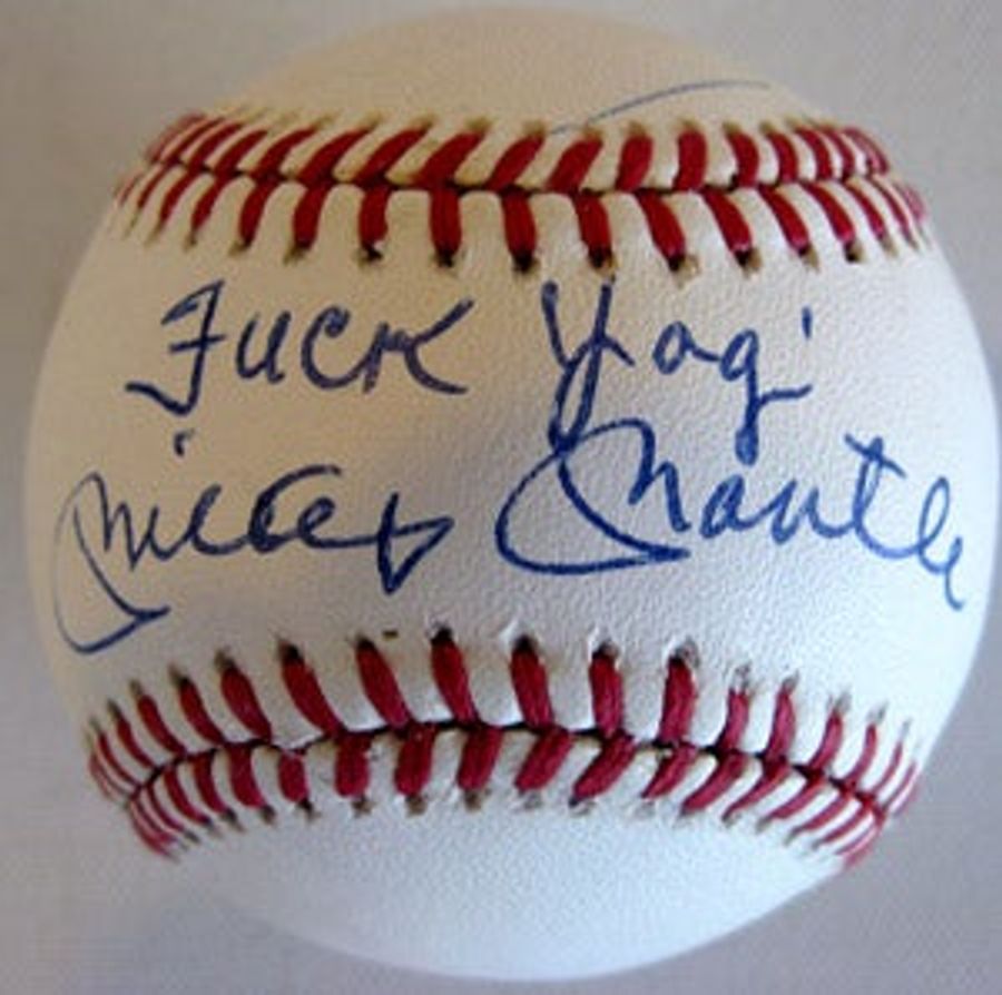 Mickey Mantle Was A Lovable, Profane Scamp When It Came To Autographs
