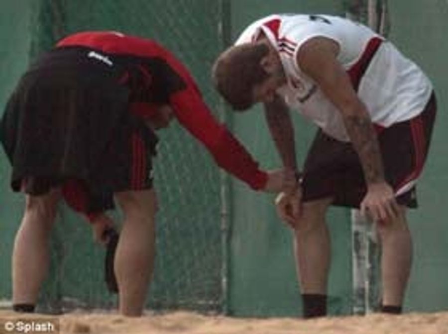No Cause For Alarm; Beckham Is Totally In Shape