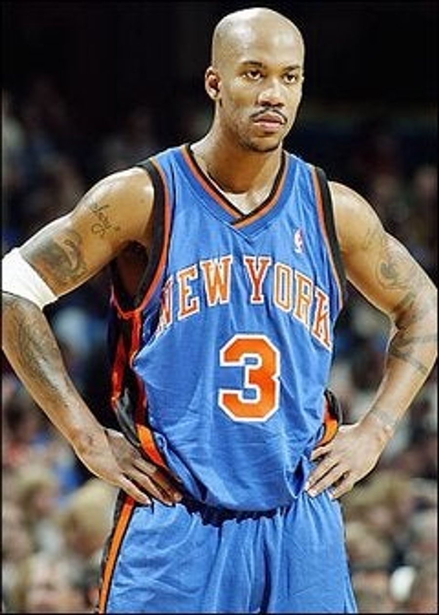 Next Game, the Knicks Won&#39;t Even Let Stephon Marbury Onto the Team Bus