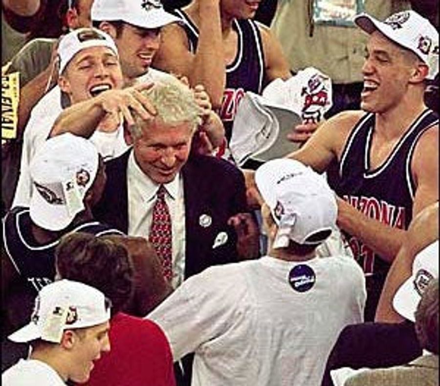 Lute Olson Finds It Hard To Say Goodbye