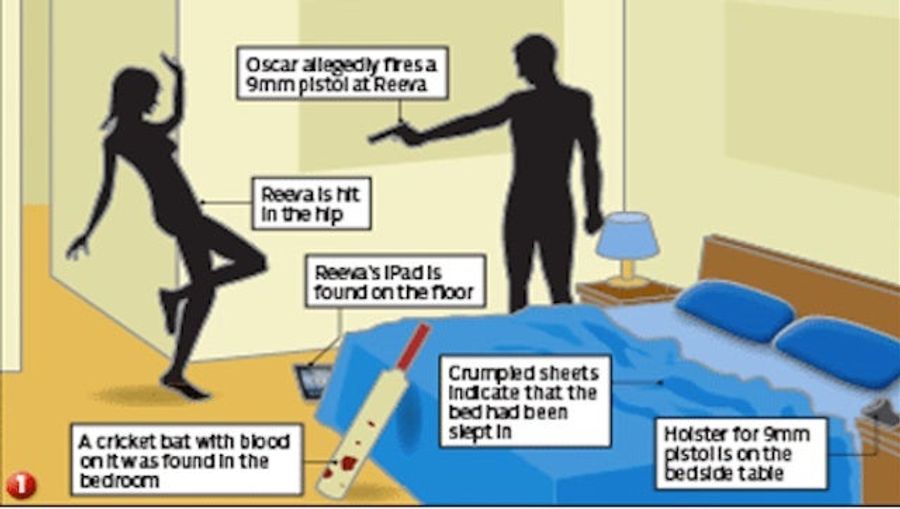 South African Paper Recreates Final Moments Of Reeva Steenkamp&#39;s Life In Bizarre Cartoon Strip