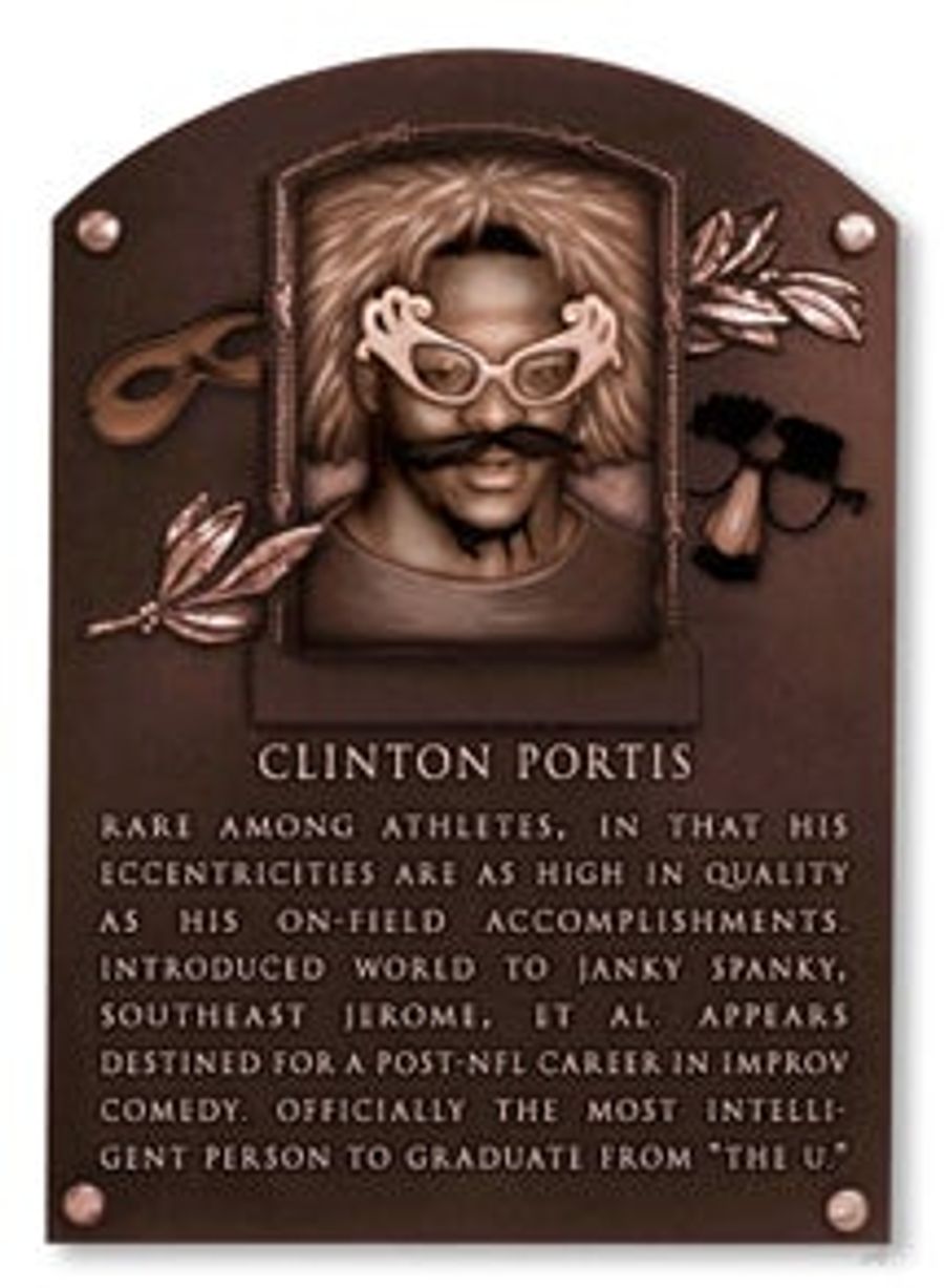 Clinton Portis Hangs Up The Wacky Glasses