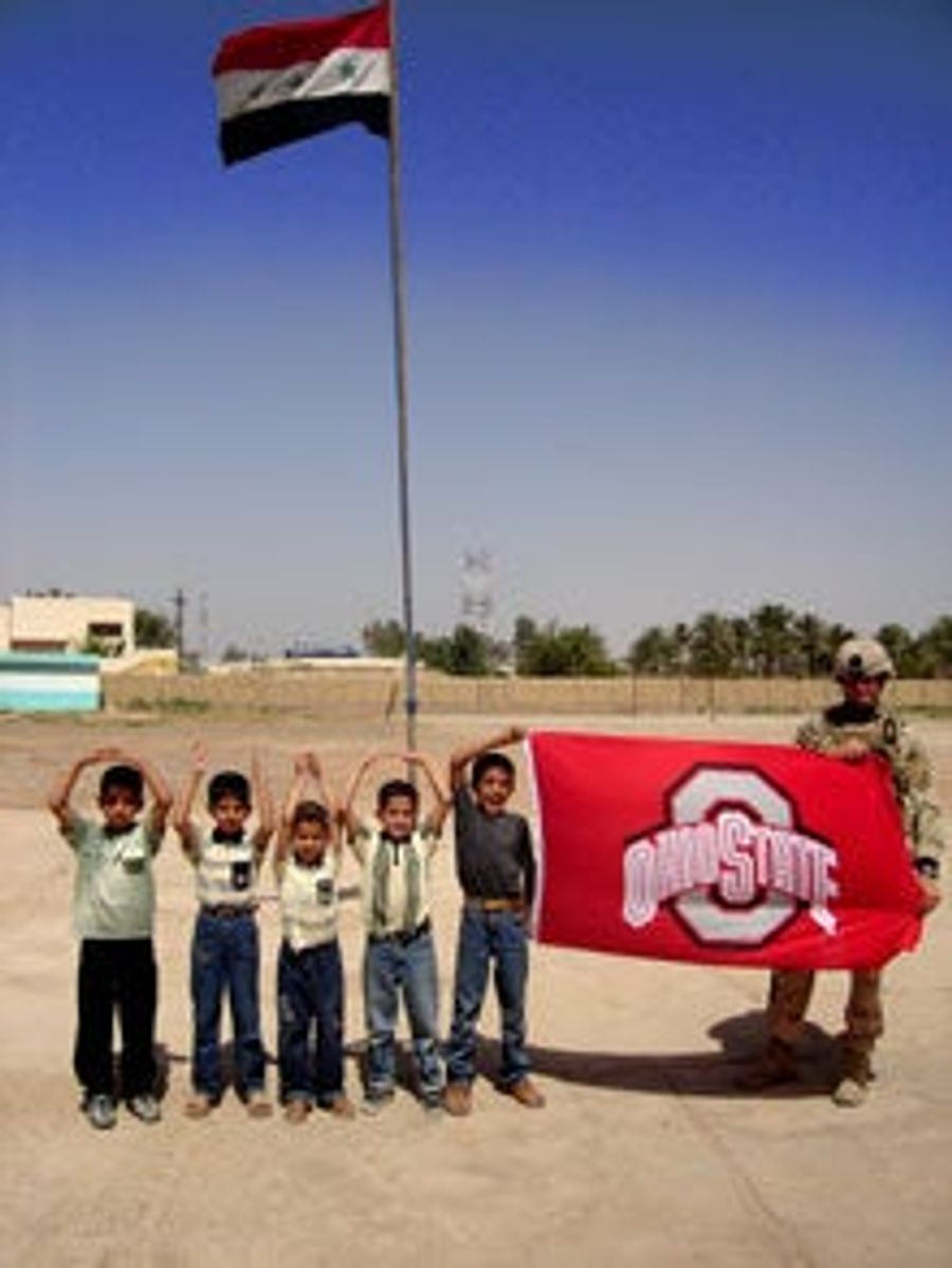 Spreading The Buckeye Love In Iraq