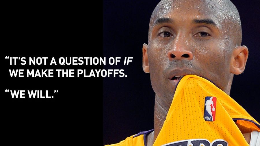 Kobe Bryant Guarantees The Lakers Will Make The Playoffs