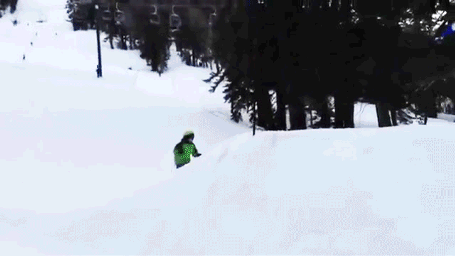 First-Time Ski Jumper Flies Right Out Of His Skis, Falls Off The Face Of The Earth