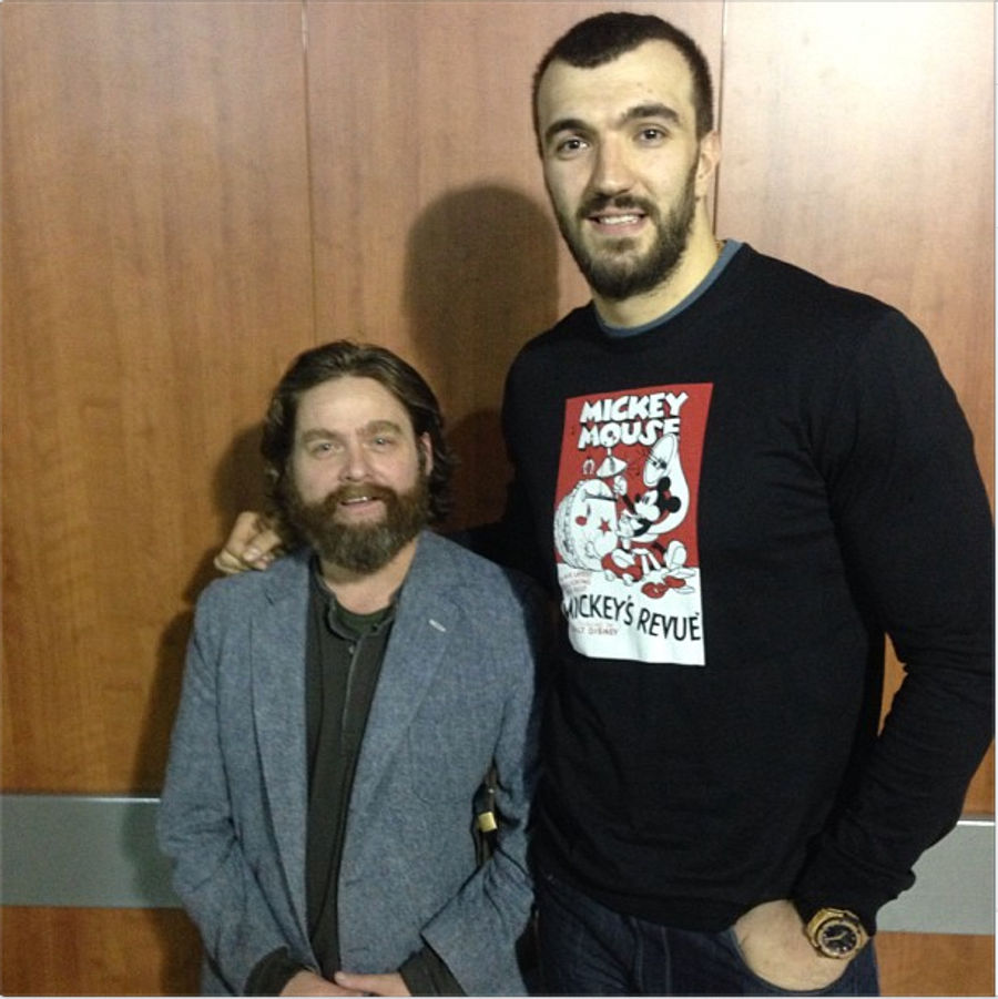 Zach Galifianakis Is Nikola Pekovic's Ventriloquist Dummy