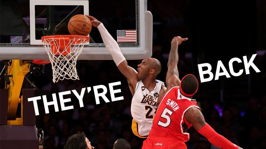 Kobe Dunks Like Kobe Hasn't Dunked In Years, And The Lakers Are At .500