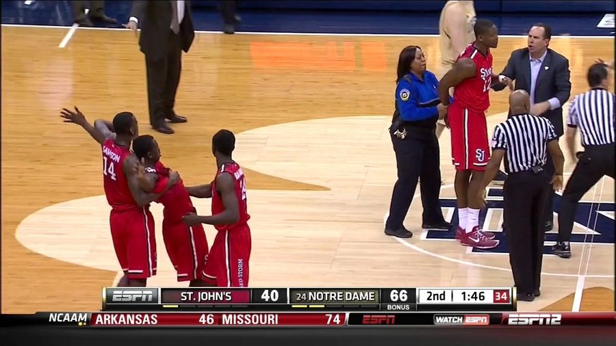 When Cops Are Trying To Accost Opposing Basketball Players In The Middle Of A Game, You Know Something Crazy Went Down