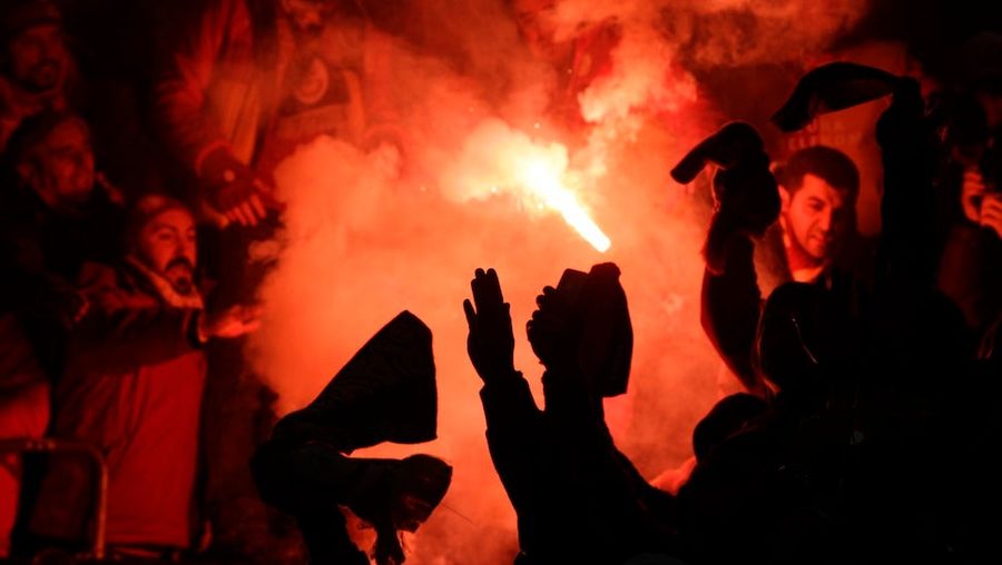 With No Tickets, Turkish Soccer Fans Try Burrowing Into Stadium