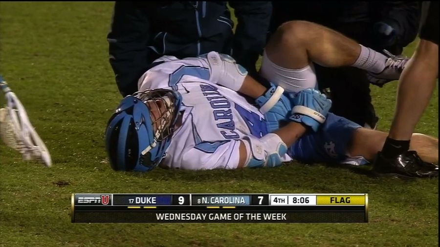 No Holds Are Barred When It Comes To The Duke-UNC Rivalry, Including Brutal Lacrosse Nutshots