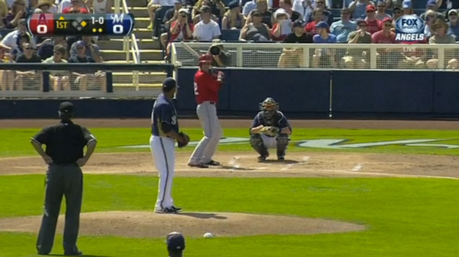 Why Is This Ump Calling Pitches From Behind The Mound?