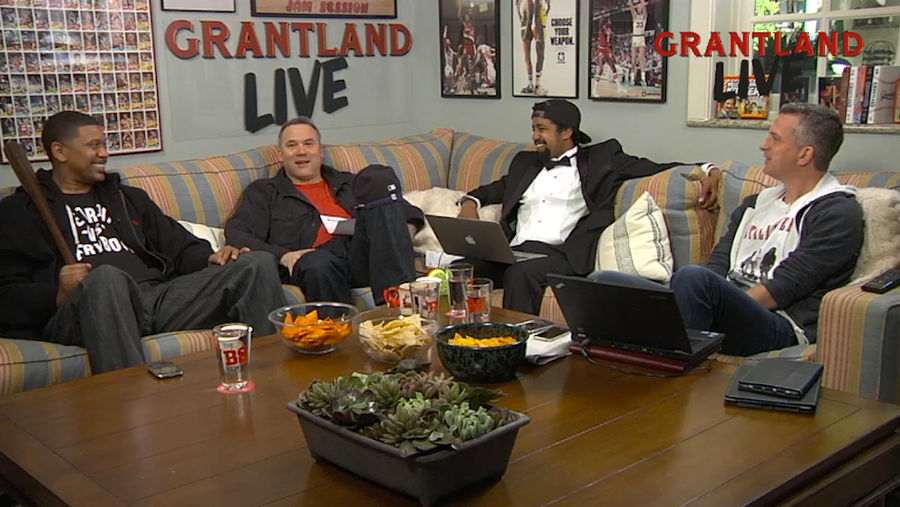 Hey, Grantland Is Streaming Live From Bill Simmons&#39;s &quot;Man Cave&quot;