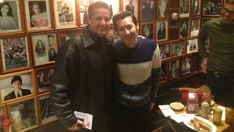 John Calipari Is Having A Really Great Spring Break In The Big Apple