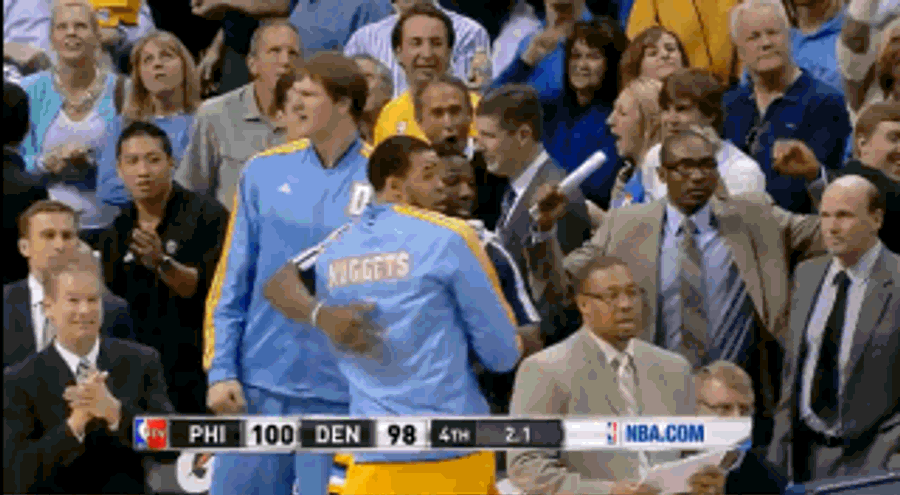 Kenneth Faried And JaVale McGee Have A Block Party