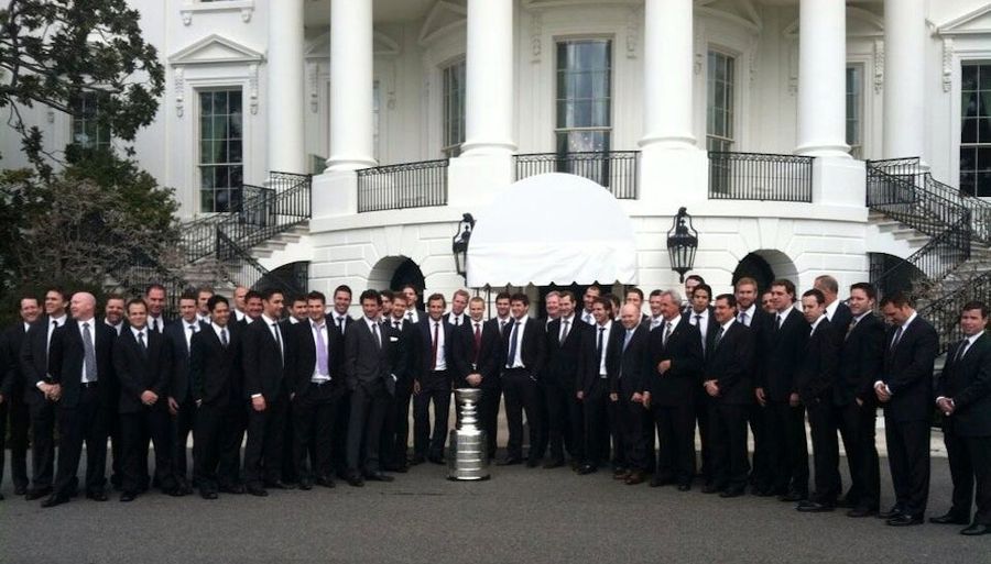 The LA Kings And LA Galaxy Have To Share A White House Visit