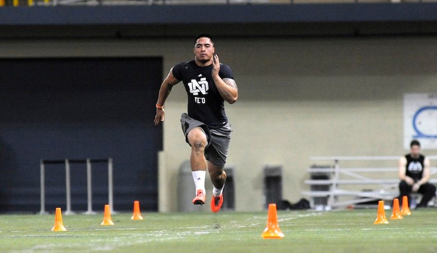 Manti Te&#39;o&#39;s 40-Yard-Dash Was Slightly Better Than His Last 40-Yard-Dash