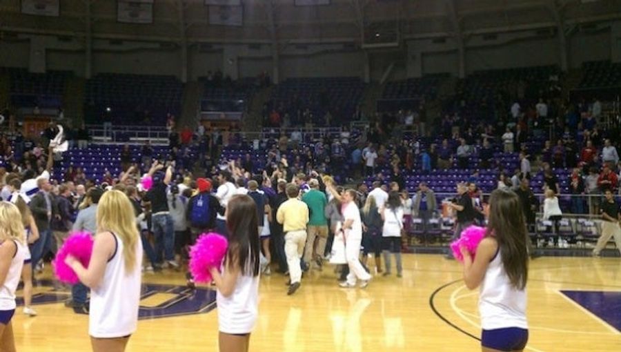 TCU&#39;s Upset Of UNLV Triggers Saddest Court-Storming Ever
