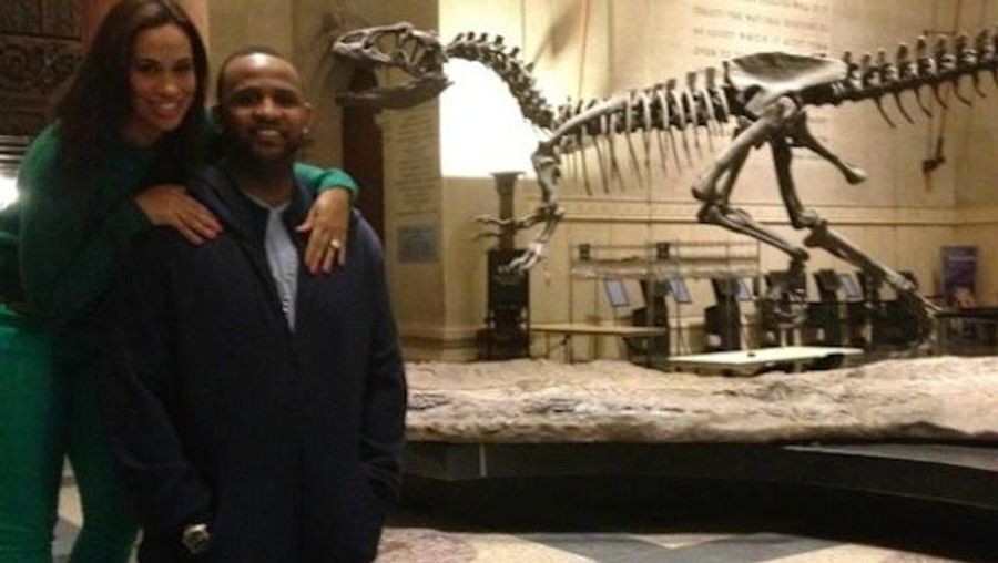 C.C. Sabathia And His Wife Are Spending Valentine’s Night With Dinosaurs And Twitter