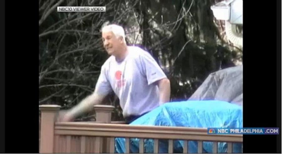 Someone Shot Creepy Video Of Jerry Sandusky Throwing Biscuits To His Dog