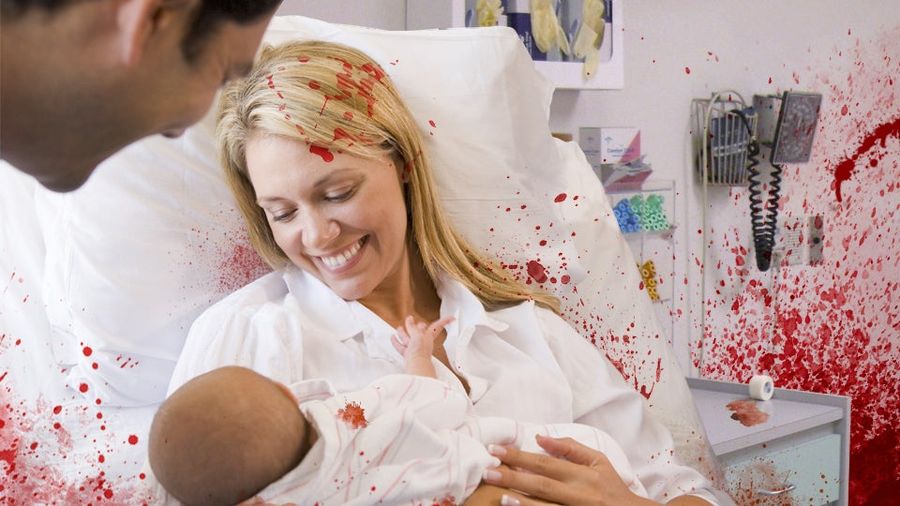 Childbirth Is A Precious Rite Of Passage, If You Enjoy Agony, Terror, And Flying Jets Of Blood