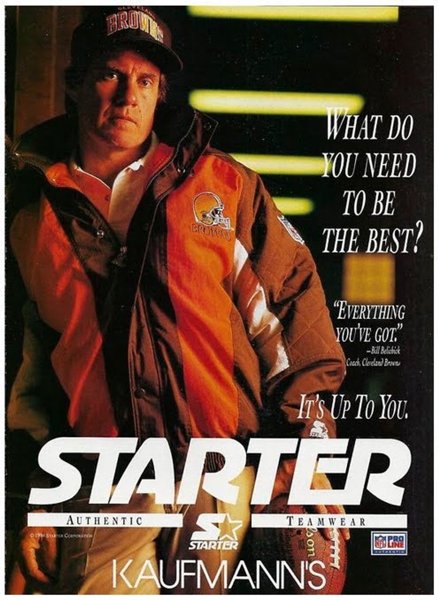 Bill Belichick Was Once A Starter Jacket Model
