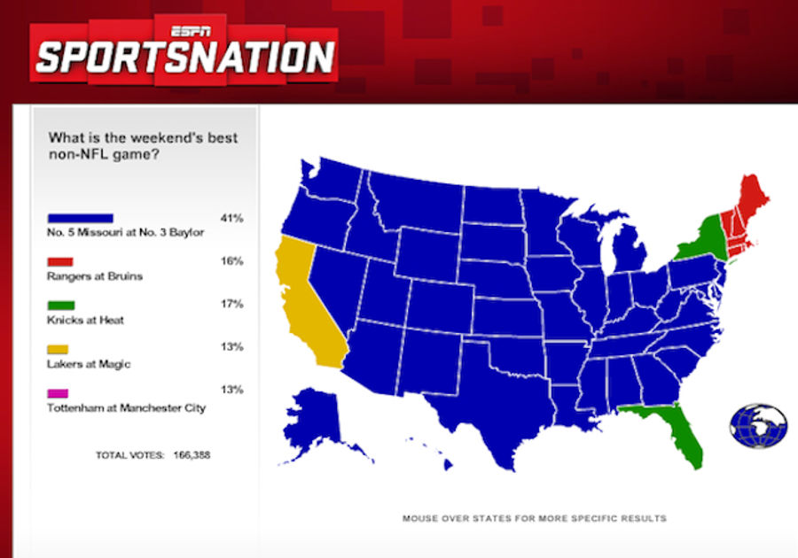 ESPN Asks, New York And Florida Answer: Nonexistent Knicks-Heat Game Is Best Non-NFL Game Of The Weekend