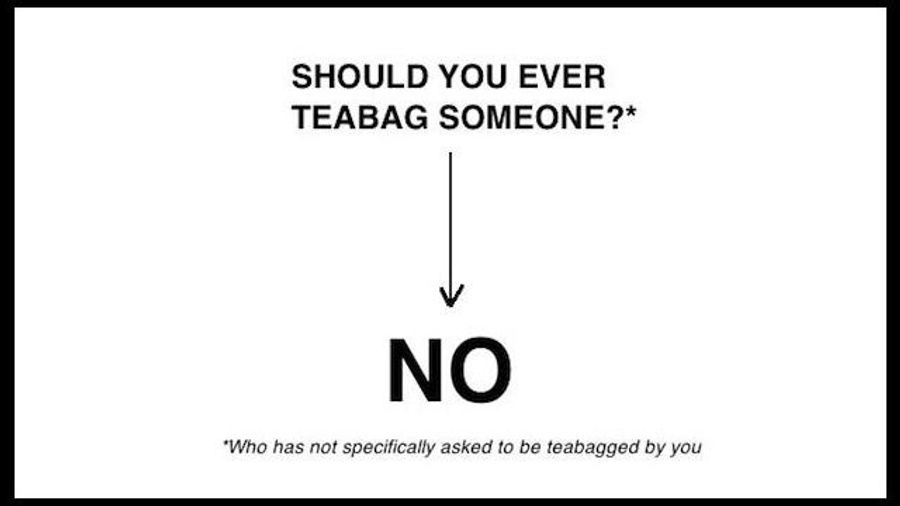 When Should You Teabag Someone? A Flowchart Explains