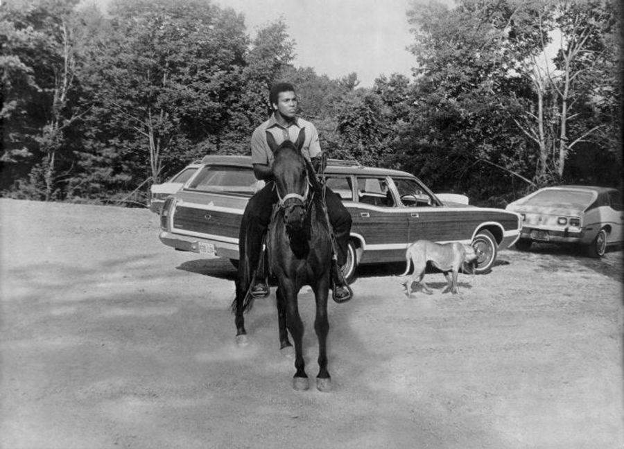 In Honor Of His 70th Birthday, Here's Muhammad Ali Riding A Horse