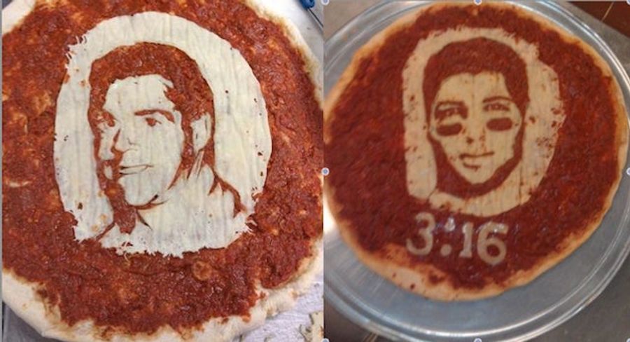 Tim Tebow And Nick Saban Pizza Portraiture Is A Thing Now