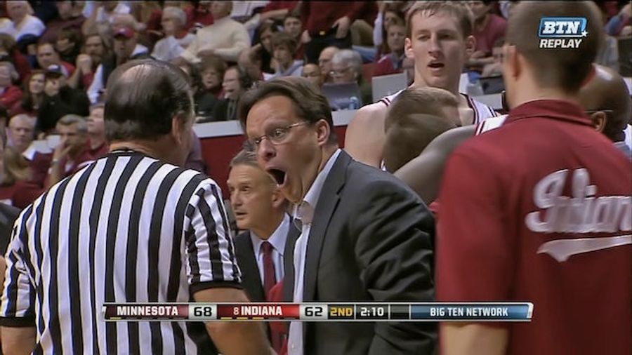 Indiana Basketball Coach Tom Crean Makes Funny Faces When He&#39;s Angry