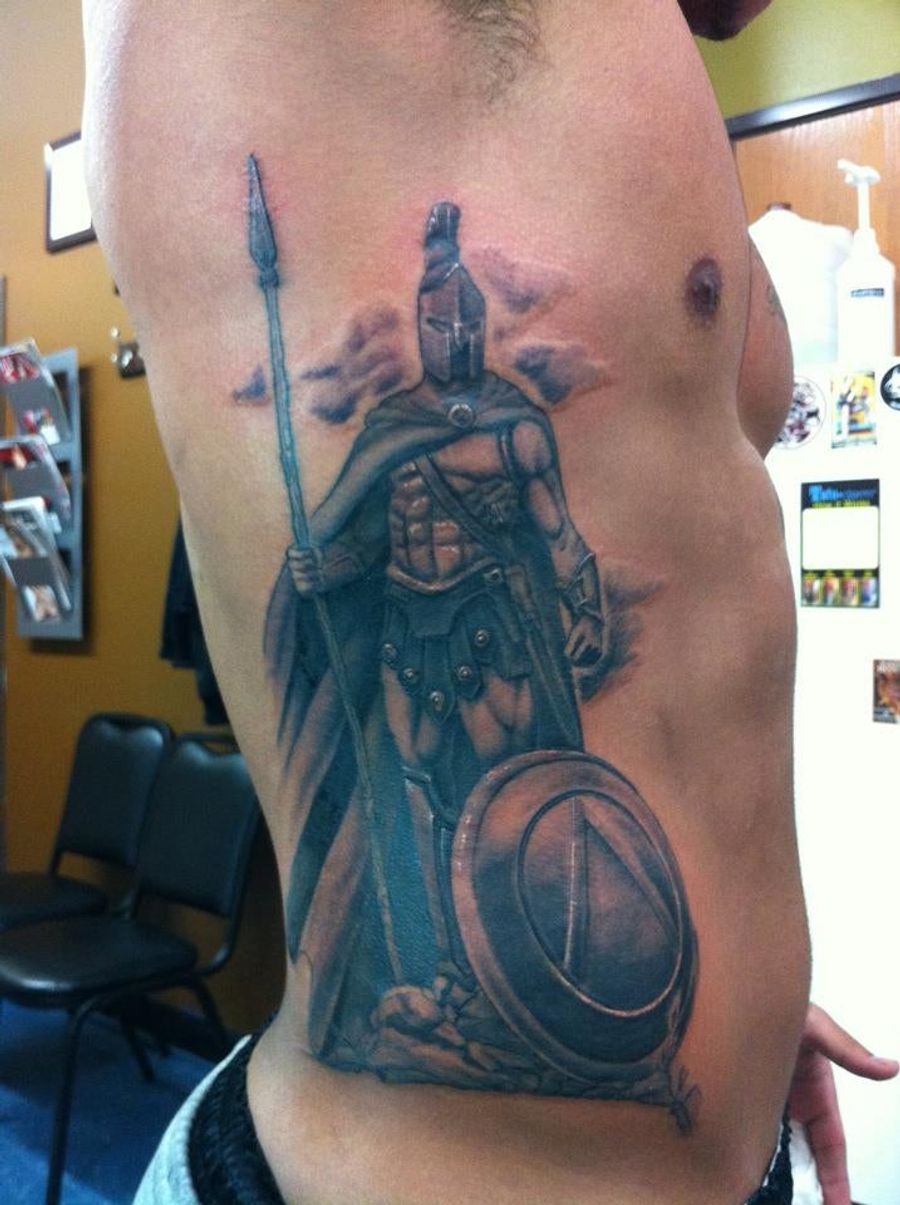 That Is One Huge-Ass Spartan Tattoo, MSU Redshirt Freshman Special Teamer