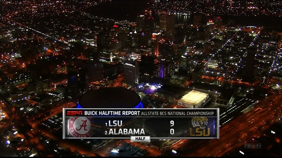 This Is Not Actually The Halftime Score, ESPN