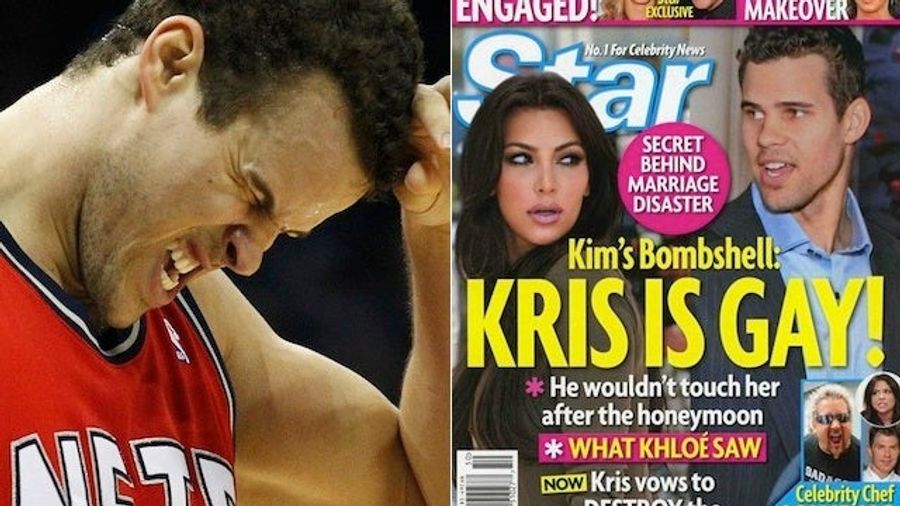 Kris Humphries&#39;s Worst Year Ever Culminates In &quot;KRIS IS GAY!&quot; Tabloid Cover