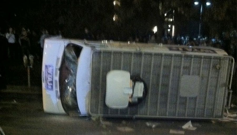 Penn State Students Flip Over A TV News Van In Solidarity With Incompetent, Morally Complicit Old Relic