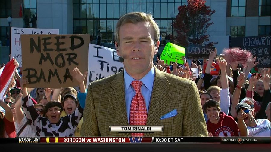 Cow Costume-Clad Character Continues Clowning Around College GameDay, Also There's Pot & Rape Jokes
