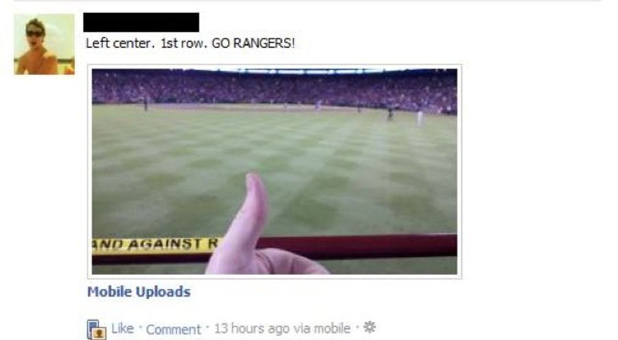 Texas Fan Who Threw Wiffleball At Matt Holliday Last Night "Wasn't Really A Douche In College"