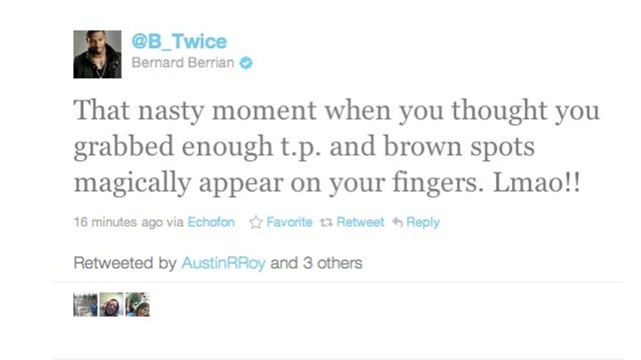 Bernard Berrian Has Shitty Hands, In A Literal Sense