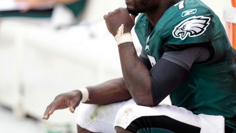 Should Michael Vick Stop Protecting The Ball And Start Protecting Himself?