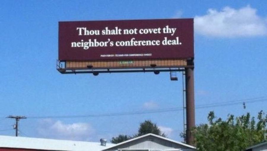 Texas A&M Fans Provoke Baylor With Waco Billboard: "Thou Shalt Not Covet Thy Neighbor's Conference Deal"