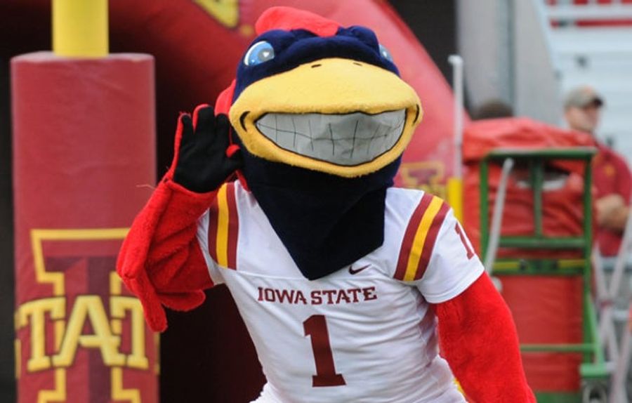 Did Some UConn Fans Break The Iowa State Mascot's Arm Last Night?