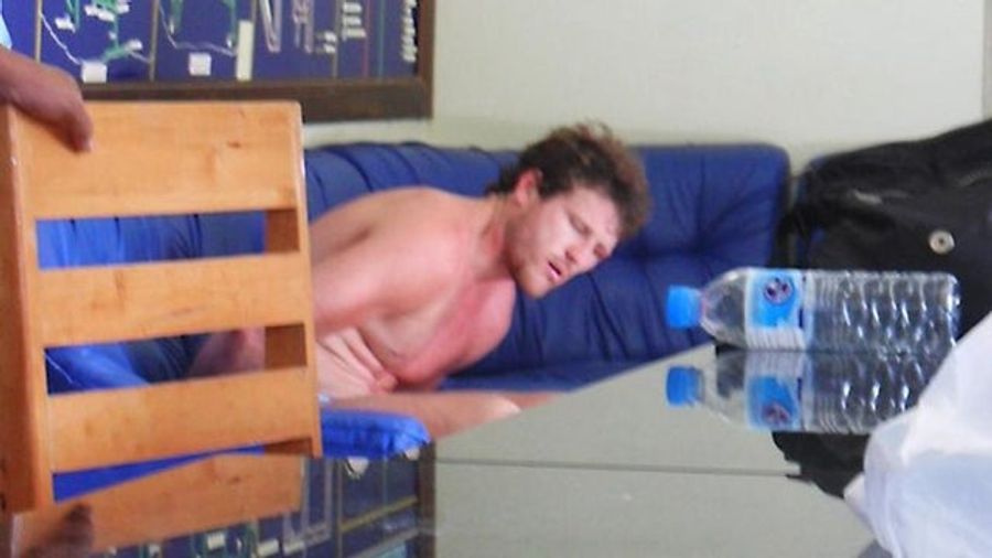 A Seemingly Naked Australian Rules Football Player Got Arrested For Roughing Up A Thai Cop